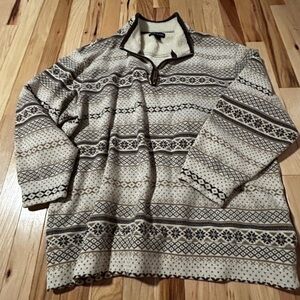 Lands End XL half zip